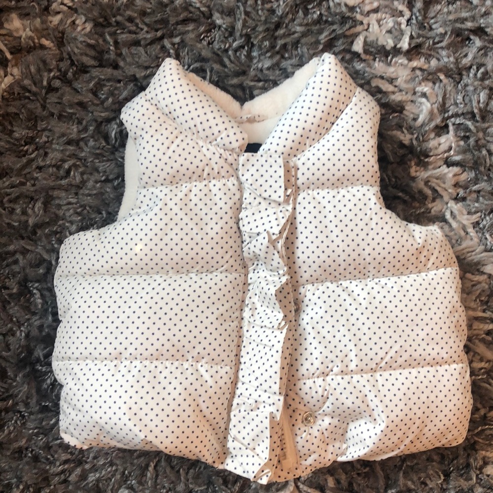Baby girl puffer vest